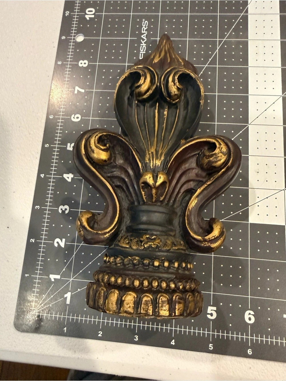 Ornate Black & Gold Sculpture